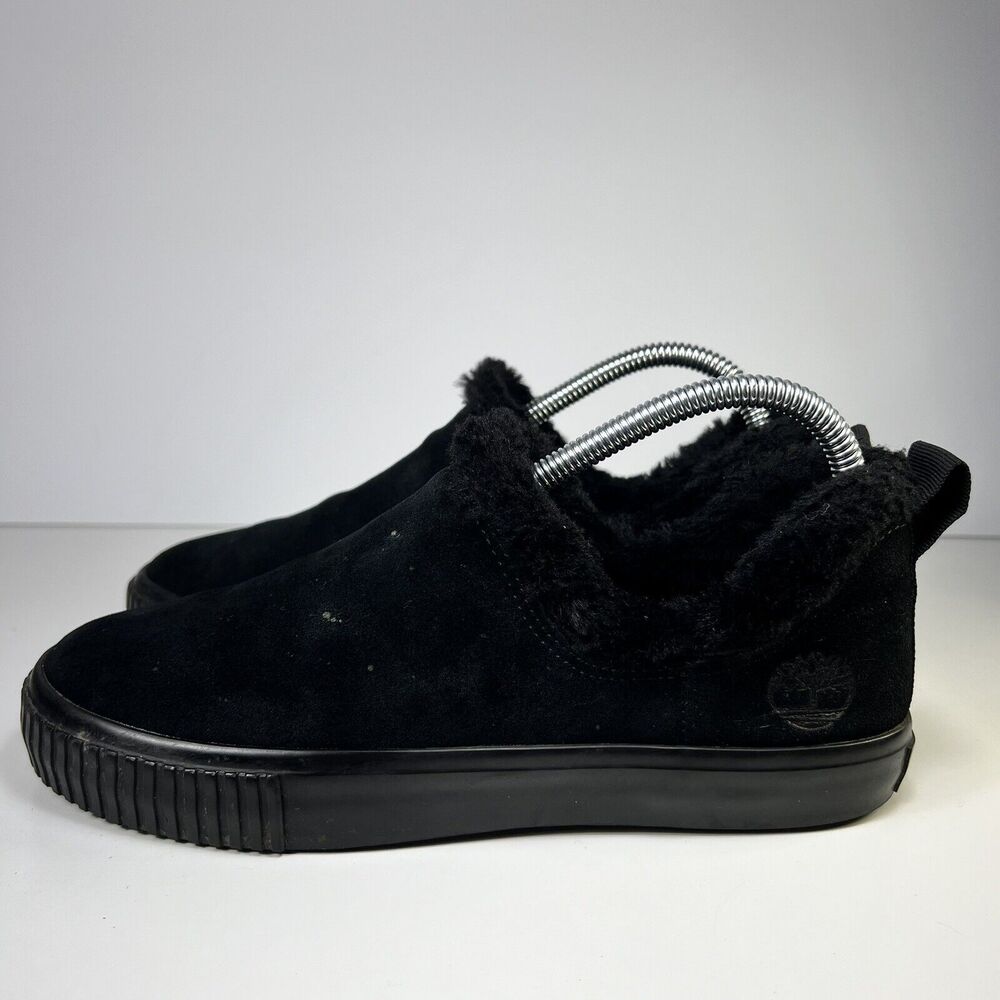 Timberland Booties Womens Size 7 Black Suede ReBOTL